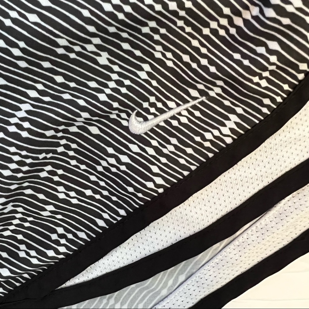 Nike Athletic Shorts, Black and White, Dri-Fit, Size S (women’s) - Picture 4 of 4